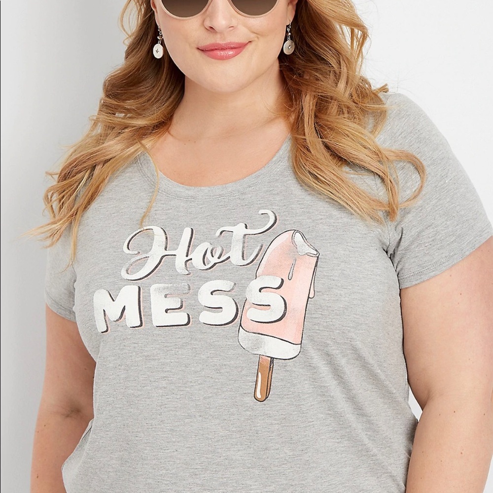 Hot Mess graphic tee